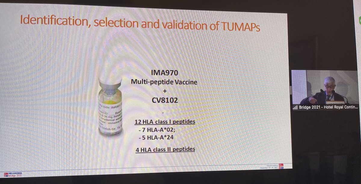 BernardAFox's tweet photo. 1) Prof Luigi Buonaguro #HCC #vaccine expert at @istitutotumori describes HCC vaccine design & clinical trial/hypothesizes incr TCR diversity, induced by viral inf assoc with anti-cancer immunity & protection useful 2 develop potent vaccine @FondMelanoma #IOBridge2021 @PAscierto https://t.co/4t8HY93MHO