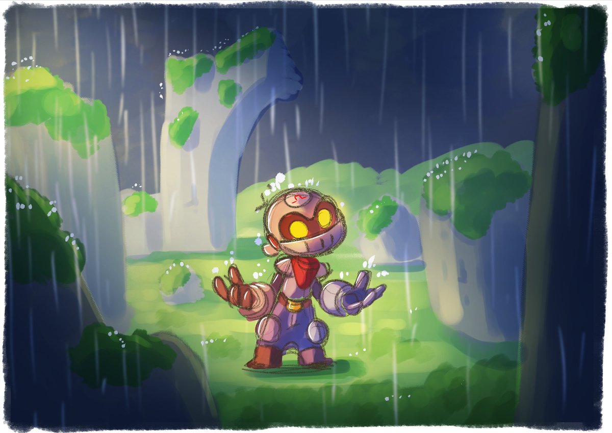 barcswow's tweet photo. I've been doing little #colour #sketches as a way to work out ideas and moods. It's been fun to just doodle with colour. I came up with this little guy #spart just as a focus to have in each piece! #irishartist #characterdesign #visdev #colourscript https://t.co/pVf03HRYPZ