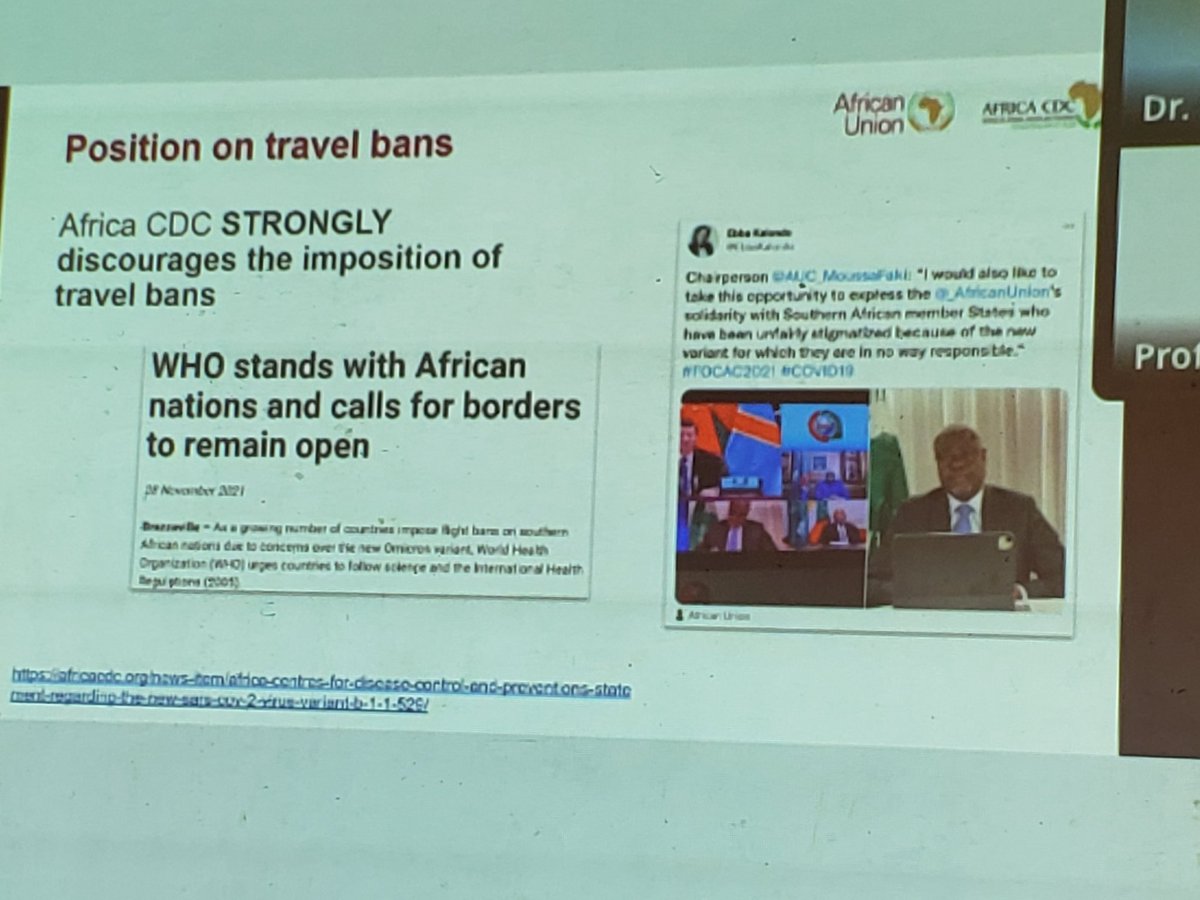NextGenDRC's tweet photo. CDC Africa décourage fortement l'interdiction de voyager comme mesure de prévention de la propagation de la pandémie. #colloq21, #NextGenDRC https://t.co/YQYAkTPHxJ