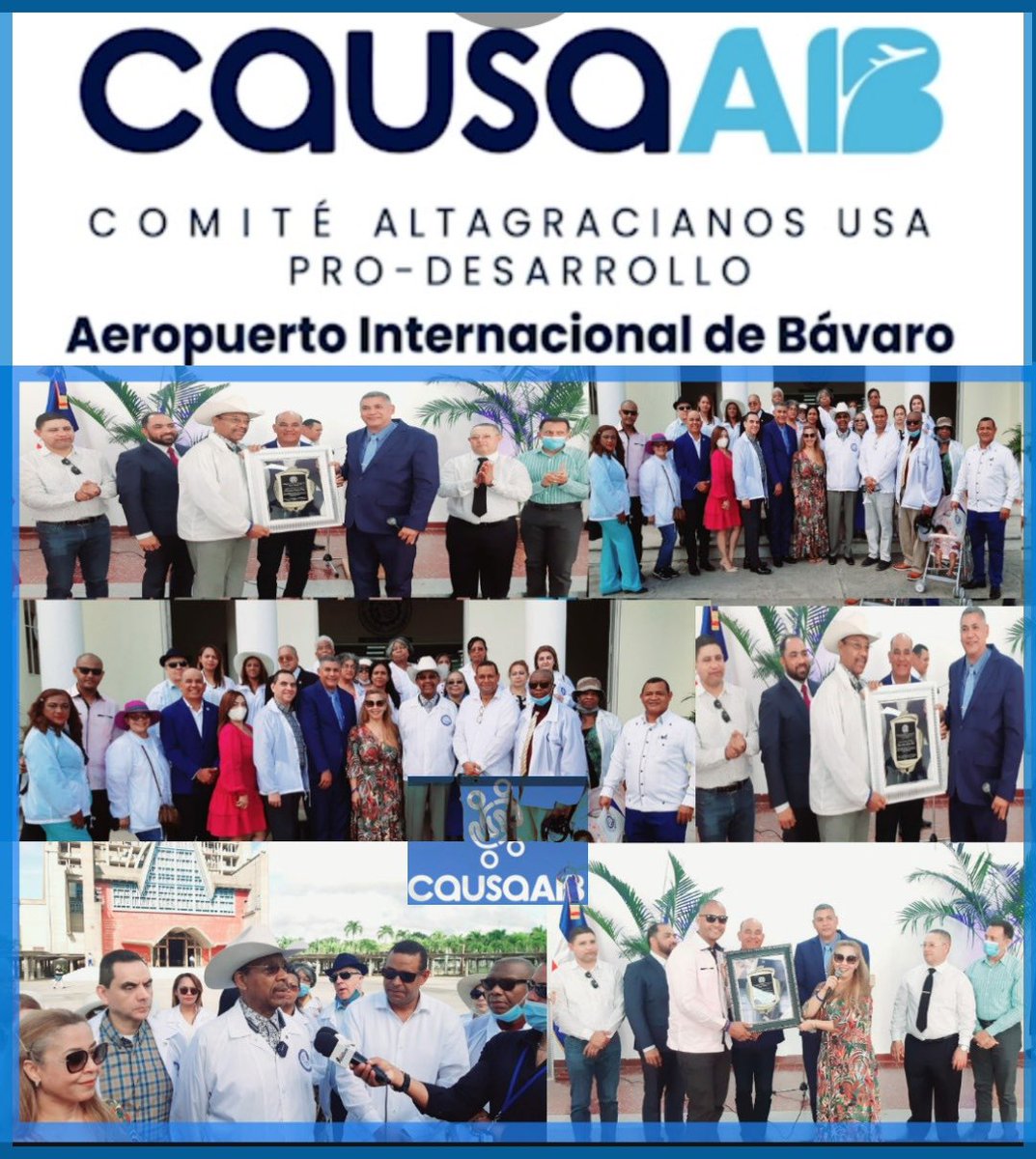Delegación de Ministros Hispanos de NY llega a La Altagracia con misión humanitaria.
La Altagracia. El Aeropuerto Internacional de Bávaro recibió el día de ayer a la delegación de la Organización de Ministros Hispanos de Nueva York. 👏🏻