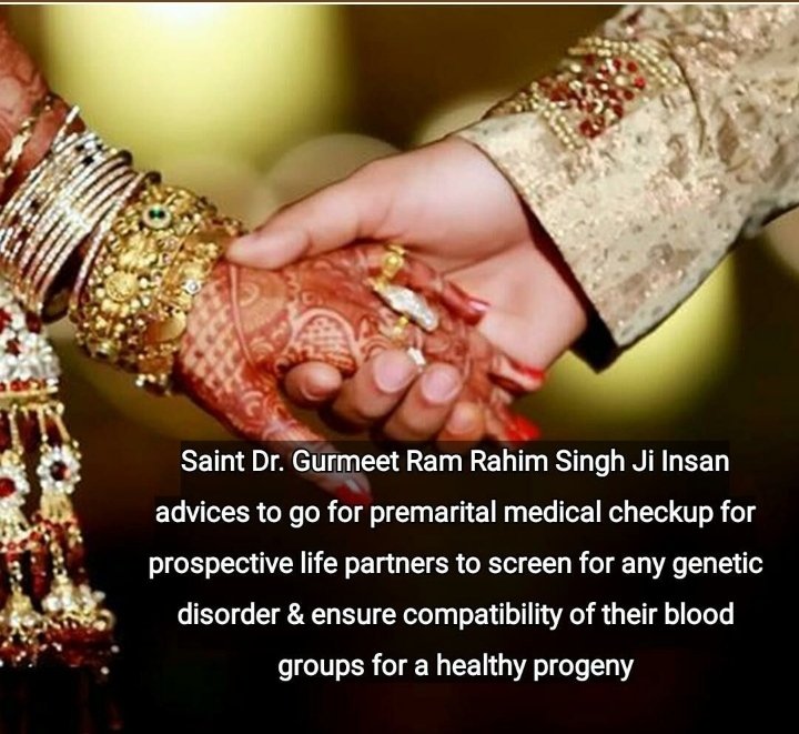 Raj_Dev77's tweet photo. #HealthyProgenyProgram
#PremaritalMedicalCheckup
#NewCustom
#DeraSachaSauda
#SaintDrMSG https://t.co/Cj02rign5K