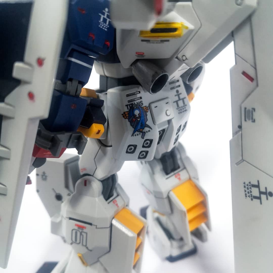 fendyzaidan's tweet photo. RX121-1 Gundam TR1 Hazel Custom  "Scrap" #gundam #gunpla #plamo #modelkit #bandai #hazelcustom https://t.co/gdRE9sSCw2