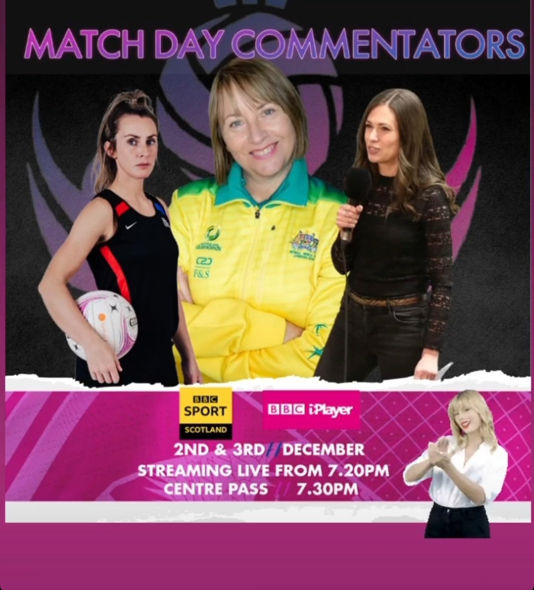 Lindsey_Chapman's tweet photo. International #netball is back!

@ScotThistles v @netballbarbados

Fast, smart, physical &amp; female led.

So excited to be sharing the commentary booth with @Lynsey_G &amp; @CoachLisaA

Join us &amp; @LauraMcGhie_ @lesleymac6 LIVE 7.30pm 💙

https://t.co/J4ryAiv2cq
https://t.co/4tRaNJXTUy https://t.co/ZxrWuPxbrg