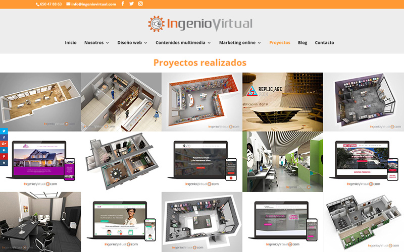 Ya está disponible nuestra nueva página principal de #proyectos, en la que seguiremos incluyendo más muestras de #trabajos. Esta vez nos decidimos por crear una URL principal con #imágenes para acceder a la información ampliada de cada #proyecto. Esperamos que os guste.😏