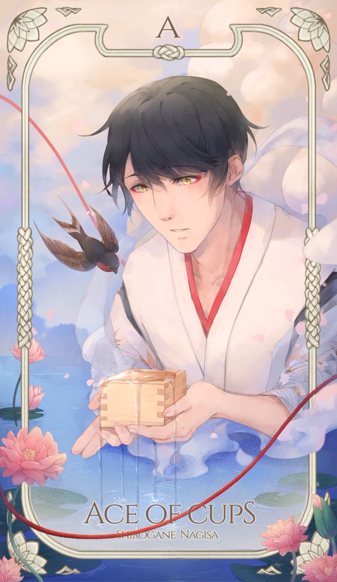 GNB_NagisaSFC's tweet photo. #GNBxTarot

The holy grail upon the water doe's sit
Full of emotions released not yet
The all seeing eye scans below
The waters of life still glow
Happy emotions soon to unfold
Now you can mine feelings of gold

The Minor Arcana
,Ace of Cups https://t.co/DhKoaFNkCS
