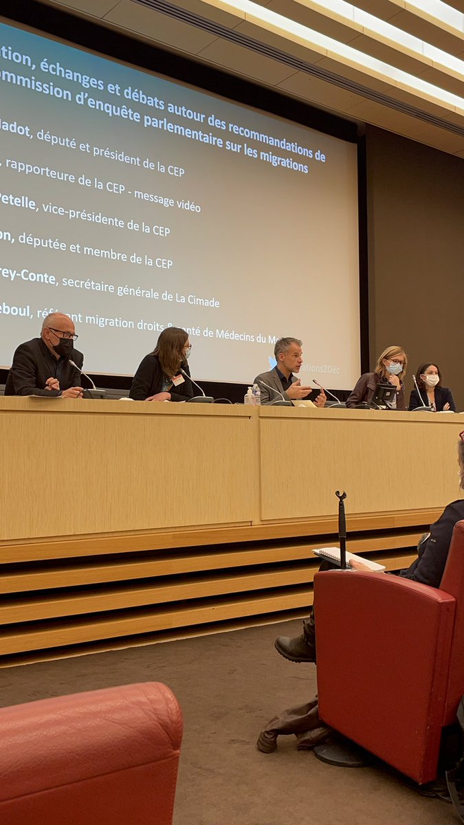 GroupeLIOT_An's tweet photo. .@Sebastien_Nadot est intervenu lors du séminaire sur les migrations pour faire le point sur les travaux de la commission d’enquête parlementaire sur les migrations.
Merci aux 5 ONG d’avoir organisé cette journée.
#Migrations2dec https://t.co/93sV4lOwwP