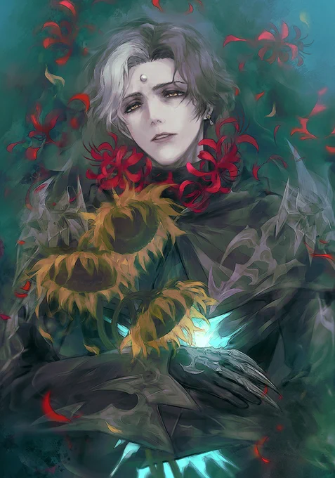 #メンテだしとにかくあなたの絵が好きって思ってくれるひとと出逢うために自分の推しイラストをそっと置いておく 
漆黒楽しかったよ～!ありがとう～! 