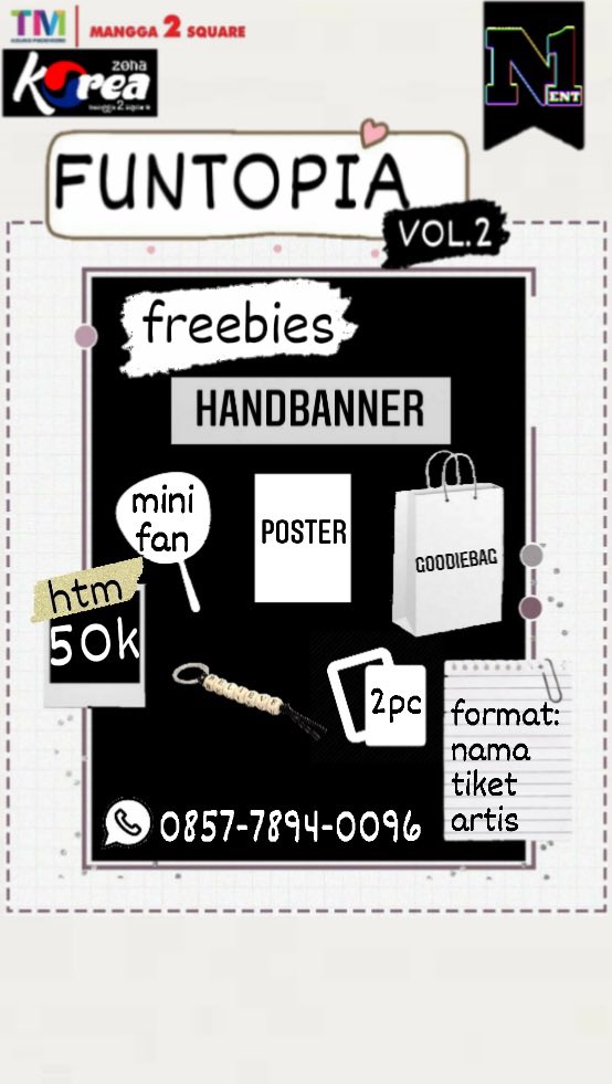 ent_n1's tweet photo. 💠FUNTOPIA EXHIBITION Vol.2💠

Minggu , 12 Desember 2021 
13.00 ~ selesai 
Zona Korea at Mangga Dua Square 

MAIN EVENT 
■ Exhibition 
■ Karaoke Bersama 
■ Doorprize 

HTM : 50K 

CP 085778940096 (WA)

#BadBuddySeries #singto #namtan #ppkritt #ohmpawat #taytawan #eventthailand https://t.co/OCth34CFmF