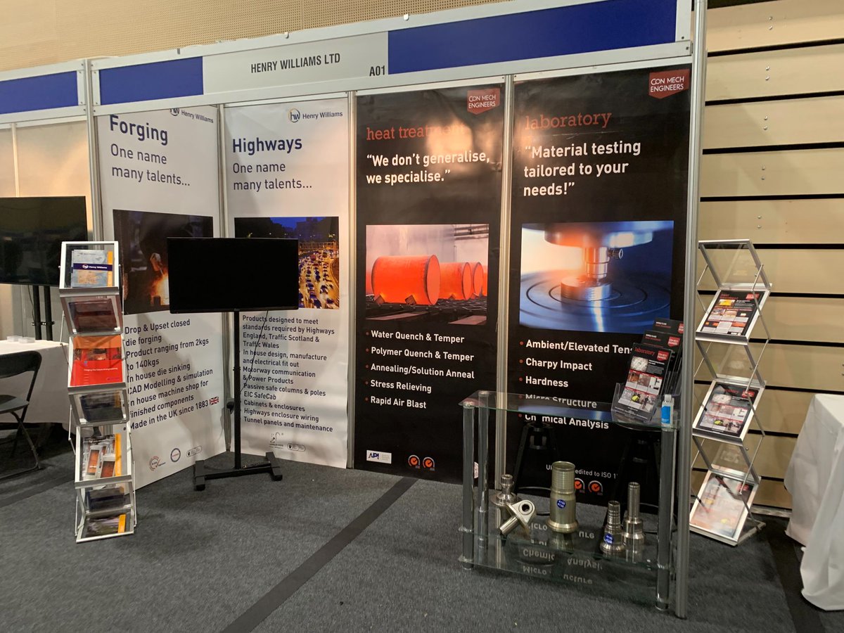 We are here for the second day today! #offshorewind #owne Pop along to find out if we can help with our world class Heat Treatment services #heattreatment #metallurgy