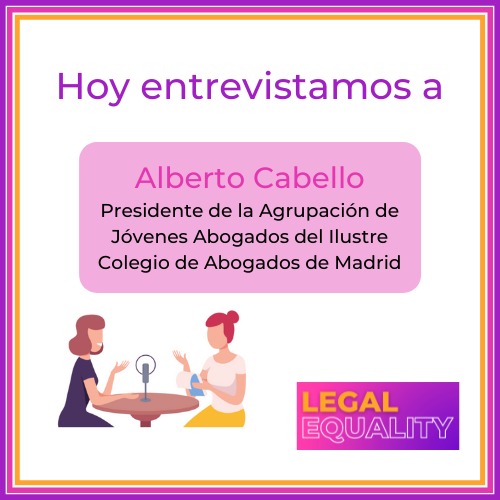 Ya tenéis disponible la quinta entrevista de Legal Equality realizada a <a href="/Alb_Cabello/">Alberto Cabello</a>, abogado ejerciente y presidente de <a href="/AJA_Madrid/">AJA-Madrid</a> para hablar sobre la figura de la mujer en el sector legal 😊
¡No os la podéis perder! ⚖️⤵️
adefinitivas.com/legal-equality/