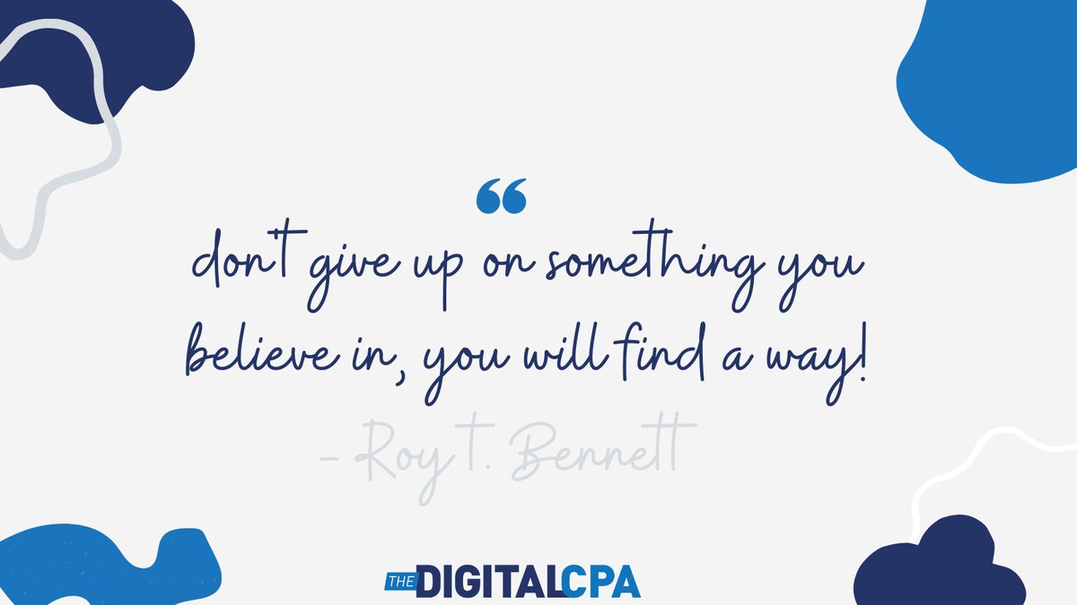 Just keep swimming 🐟🌊
#thedigitalcpa #MovingForward #YouGotThis #Forward