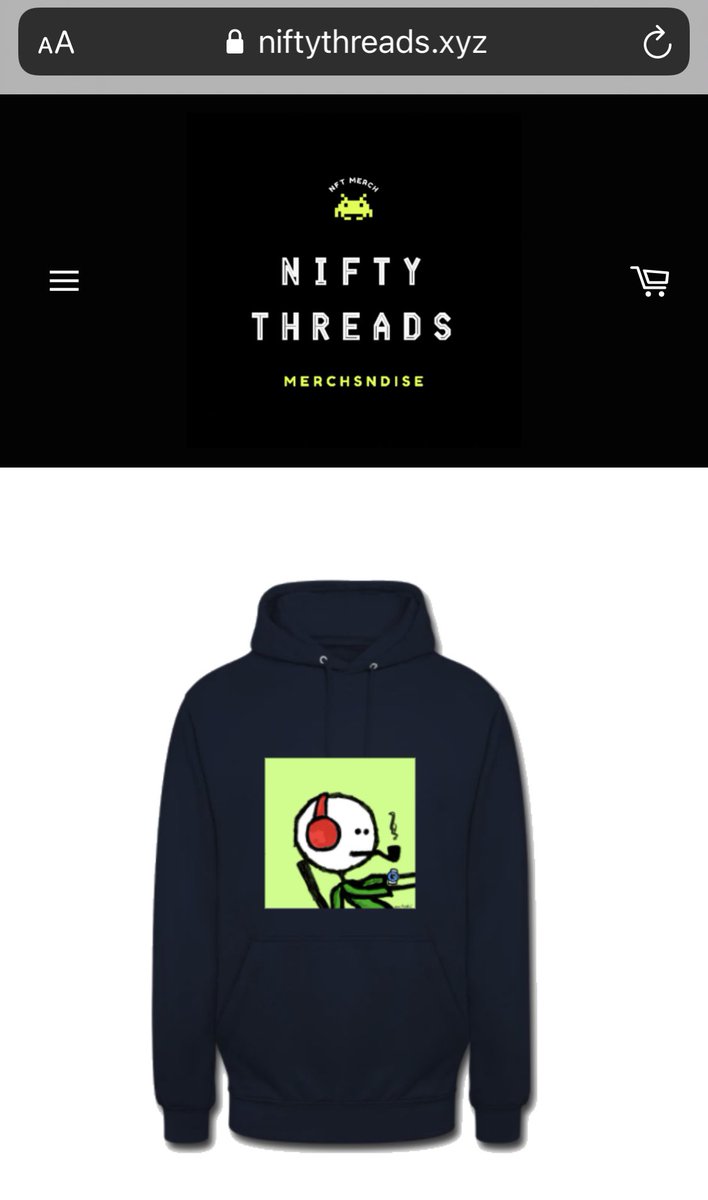 NIFTYTHREADS's tweet image. Our first drop is live 🎉You asked, we delivered mfers. Custom hoodies with the mfer of your choice. @sartoshi_nft #mfers