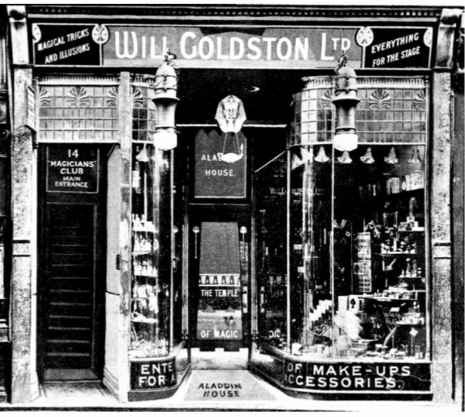 mpvine's tweet photo. Will Goldston’s magic shop in Green Street now Irving Street. https://t.co/CLhGLkPLuO