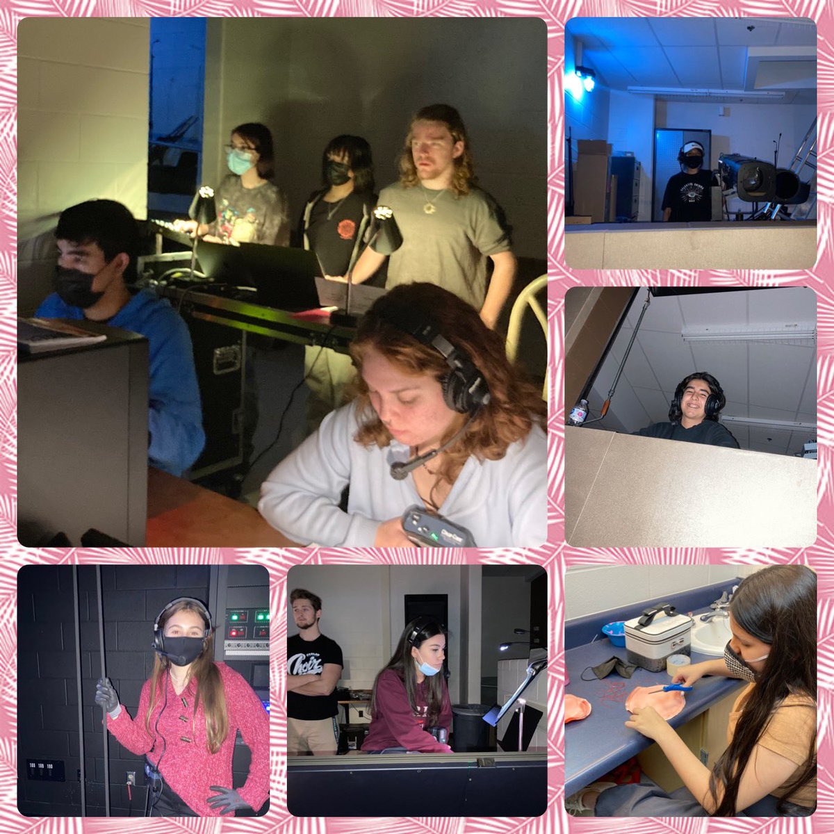 harlantheatre's tweet photo. Just a few members of Harlan Tech working in full effect! Grease would just be goo without each of them. Standing “O” for these dedicated Hawks every night! Grab your tix https://t.co/VLD6vOp2CT 12/2-4! @NISDHarlan @harlanhawkmedia @HarlanPtsa https://t.co/01u0UKME4y