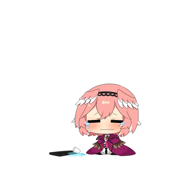 キーボード君… #Luillust 