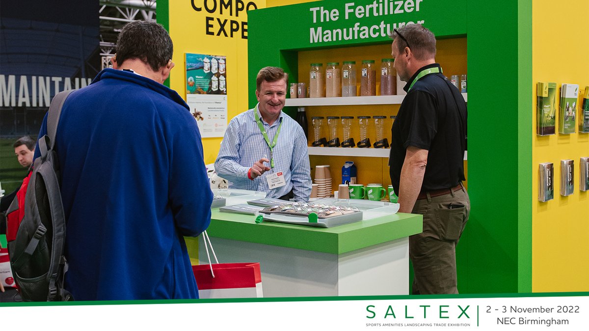 SALTEX_show's tweet image. It was great to see fertiliser manufacturer @CompoExpertUK back at #SALTEX21 last month!

Here are a couple of stand photos 👇