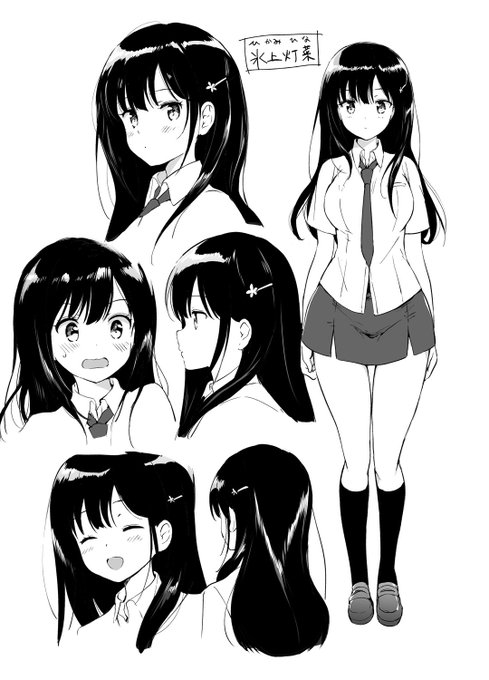 冬コミの新刊で描くキャラです(オリジナル) 