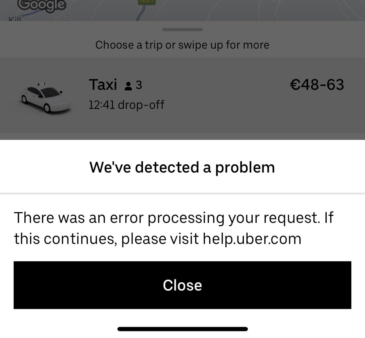 keri_shocks's tweet photo. @Uber_Support haven’t been able to order an Uber for 2 weeks. No assistance on the website https://t.co/J5a8LPJLsr