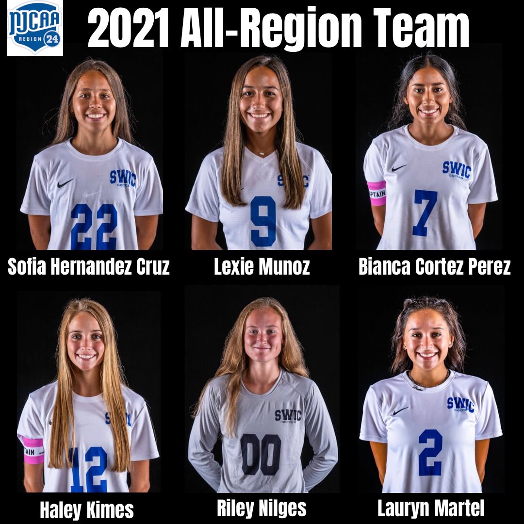 swic_wsoc's tweet photo. End of season awards are in! Congrats to all of our players that received an award! 👏👏

6️⃣ Players Named to the All Region Team

Sofia Hernandez &amp; @biancacortezp named to the @NJCAA_Soccer All American 1st Team

Sofia Hernandez named to the @UnitedCoaches All American 1st Team https://t.co/2b2VaSd62K