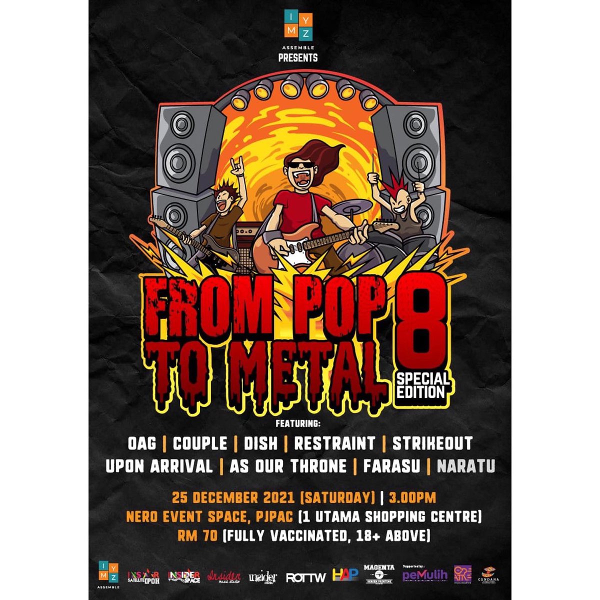 insider_satell's tweet photo. Great news guys!
First 50 tickets will get FREE @frompoptometal 8 poster and sticker.
Almost 40 percent ticket were sold out, so buy yours online now!
Have a nice day!
https://t.co/jPB4Hg8JjO?…
#fptm #fptm8 https://t.co/9fL7tS2ifw