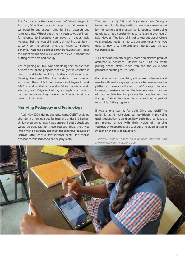 gatuvit's tweet photo. Thank you @QuestorgQuest for writing about us. 

We owe you our philosophy to 'be a teacher first ed-tech product'. https://t.co/wYaYLFXWL6