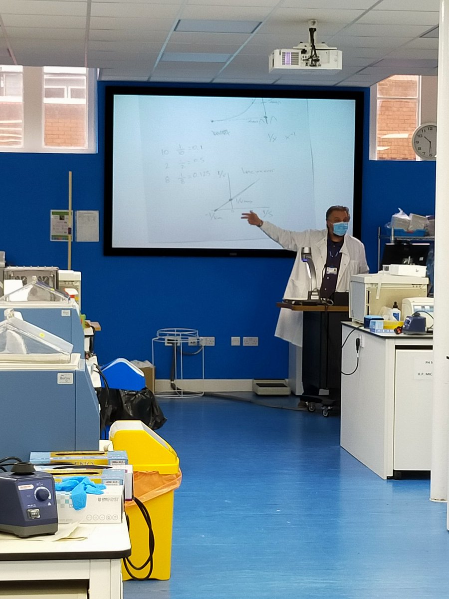 UoCMedSci's tweet photo. Our #MD4011 students completed their #Biochemistry enzyme kinetics practical this week. 

Thank you @dr_ikanakis @KristinaRandle5 and Dr Ioanna Myrtziou-Kanaki!

Looking forward to welcoming everyone back in the lab next year!

@uochester #CMSTechTeam #trustmeimabiochemist https://t.co/aRHUh52zri