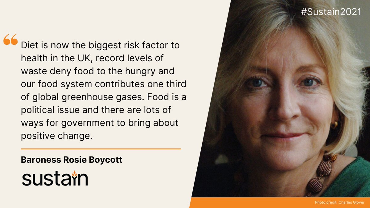 Do you have your tickets for <a href="/UKSustain/">Sustain</a> Annual Conference yet?

How do we keep food on the political plate in 2022? 
The lineup is stellar, including <a href="/RosieBoycott/">Rosie Boycott</a> 
Thurs 9 Dec 14:00 - 16:45

Online, free, tickets here >> bit.ly/SustainConf2021