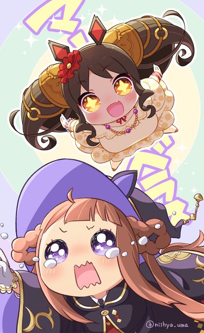 クリスマスイベのマベちんを見てこのふたりの絡みがはやく見たいイイイというらくがきにょろ 