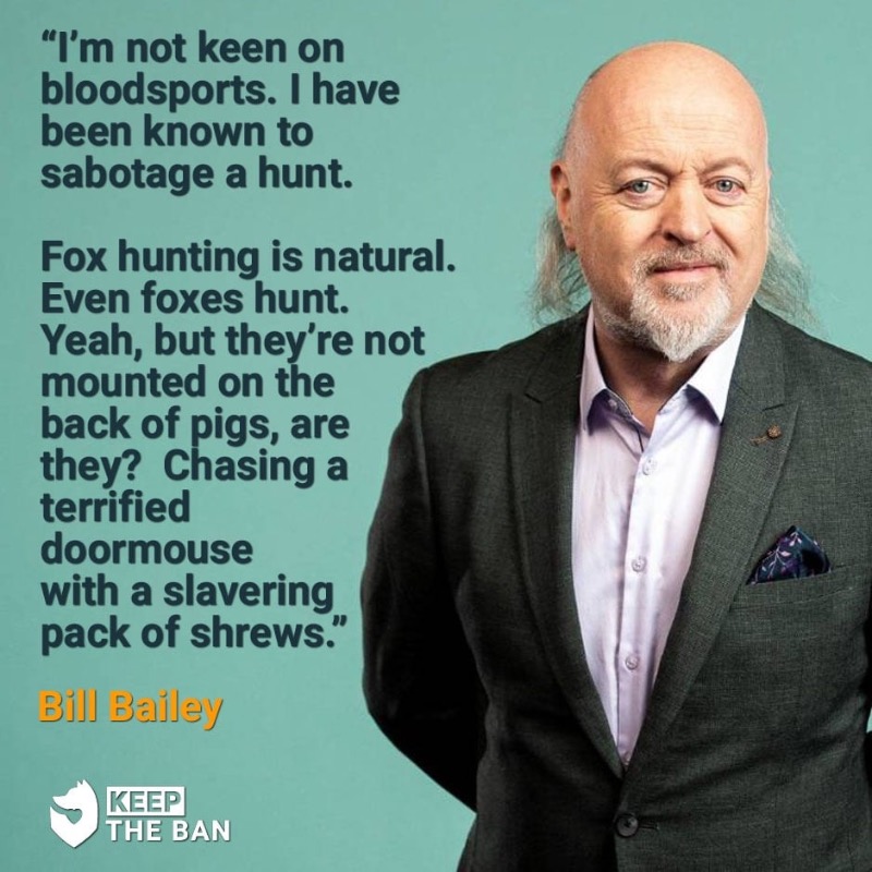 ProtectTheWild_'s tweet photo. We always knew @BillBailey was one of the good ones! https://t.co/BmOOcFm2sj