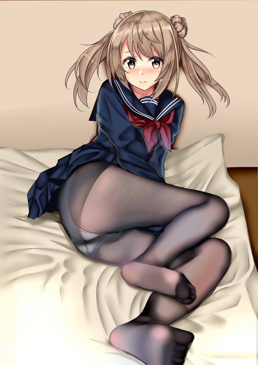 時雨(艦これ) ,時雨改二 「#12月になったのでフォロワーさんに自己紹介しようぜ 
最近は私服絵や部屋着から」|火村 モリタカ＠/5月COMITIA144（B51a)/その次は神戸かわさき10のイラスト