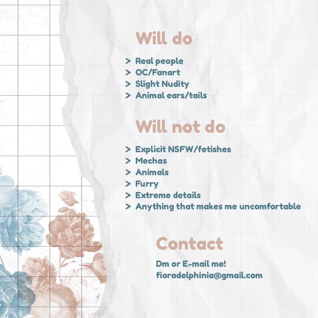 Hello I'm opening commission yaaay ✨ *sweats*

Open for Inter &amp; Local, please check the details below
Retweets and likes are very appreciated, I'll be waiting~  ˙˚ଘo(∗  ´◡` )੭່˙

#commissionopen #commissions #artidn 
<a href="/CmsnArtist_Id/">Pinned 📌</a>
<a href="/cmsn_ART/">Art Commission Bot (unstable)</a> <a href="/onmercon/">Mercon | 26-28 Mei 2023</a>
 #onmercon2021 #tim_merry