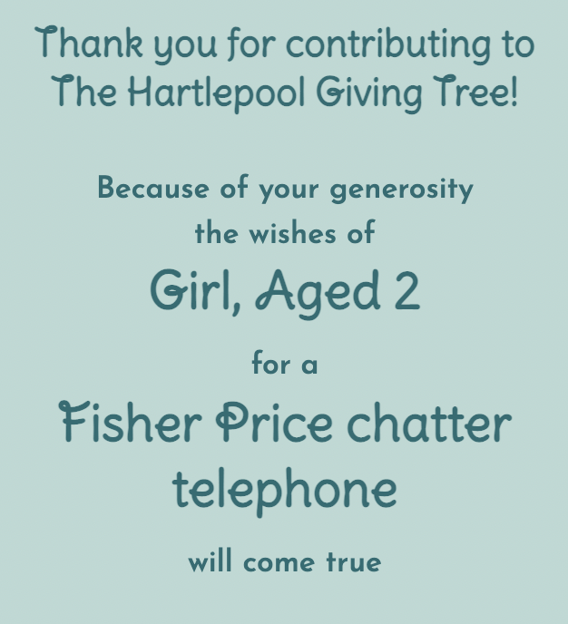 GeorginaGrogan_'s tweet photo. It's so easy to donate to the #HartlepoolGivingTree, just pick what you'd like to buy and send it to them! Here's 4 I've just bought and sent π https://t.co/uyh4V2GVtC https://t.co/byLEwD0HMl