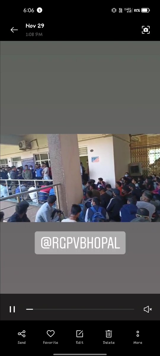jasvin_malvi's tweet photo. We Want Online mode Exam this Semester Because We attend online classes till November...

पूरा सेमेस्टर ऑनलाइन क्लास और अब एग्जाम ऑफलाइन क्यों......

We didn't Provide Any practicals also......
I request RGPV.......
@RGPVBhopal @ChouhanShivraj #rgpvonlineexam https://t.co/LD7PcjuUTV