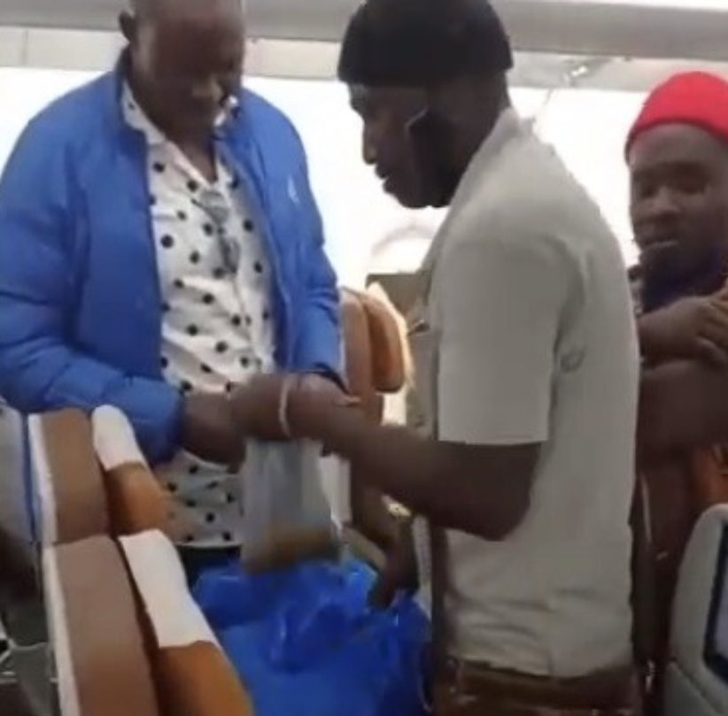 BalaamBarugahar's tweet photo. Air Uganda Nsenene Vendors Paul Mubiru and Hajib Kiggundu  should be Appointed grasshoppers / Nsenene Ambassadors &amp; should be rewarded for being innovative.Let Govt Skill &amp; fund them to package  Nsenene well for International
market.I pray all charges be immediately dropped. https://t.co/f6sE9SygD0