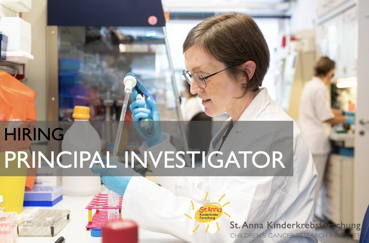 StAnna_CCRI's tweet photo. We are looking for a Principal Investigator (m/f/d) in Cancer Cell Biology/Solid Tumors to establish a competitive independent research group! Find more information here: https://t.co/uUsIN6pNgp https://t.co/YkhCvZLvtv