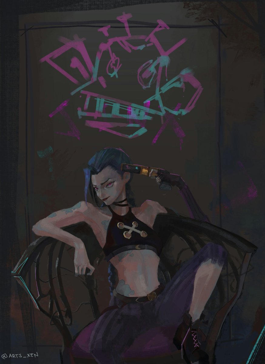 Arcane fanart '-'
#ArcaneArt #arcanejinx #jinxfanart