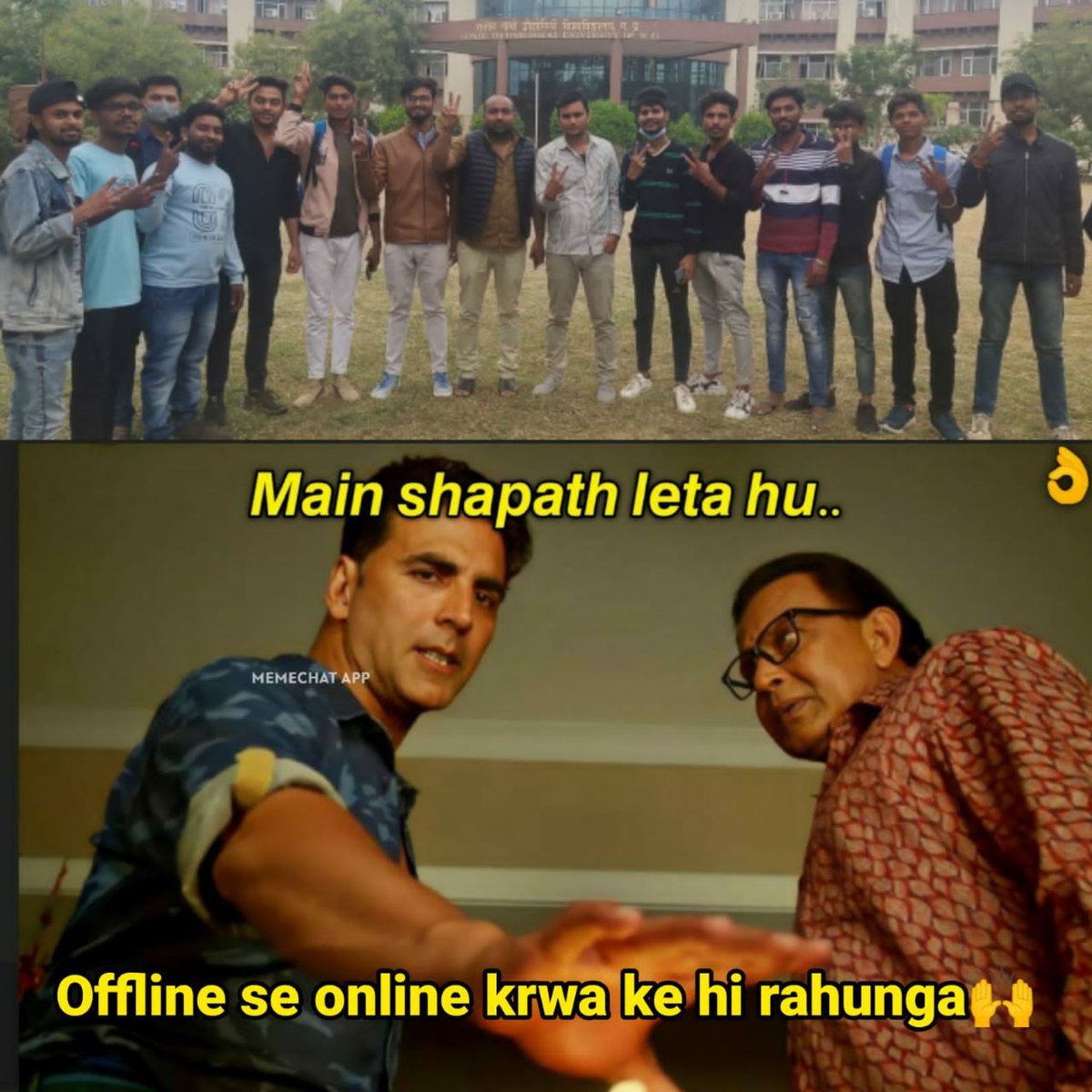 md_irfan_qlam's tweet photo. It's not possible to shift in this short time notice... 

RGPV Online Exam
#OmicronVarient
#onlineexamforrgpv https://t.co/FFFWzPtx2j