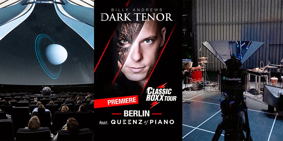 fraunhoferfokus's tweet photo. 🎶 Wir laden am 11.12. zum hybriden Live-Konzert von @thedarktenor ein: Mit unserer interaktiven Streaming-Technologie erleben Sie das Konzert live vor Ort oder online. Zusätzlich: Übertragung in das @PlanetariumBO als 360°-Projektion &amp; mit 3D-Audio-Klang: https://t.co/AdTpxPryb6 https://t.co/L6VPVYYnKc