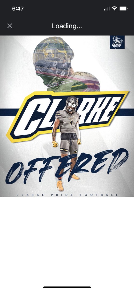 After a conversation with <a href="/CoachMRegalado/">Miguel Regalado</a> I am excited to say I have received an offer from Clarke University.