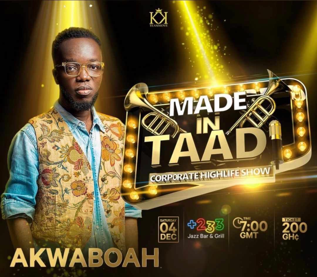 Jay___Sterling's tweet photo. Kick starting Made In Taadi Concert this year is the Corporate Highlife Show. Get your tickets now and letโs meet on Saturday. Itโs going to be fireworks๐ฅ๐ฅ๐ฅ๐ฅ๐ฅ๐ฅ๐ฅ๐ฅ๐ฅ๐ฅ๐ฅ๐ฅ๐ฅ๐ฅ
#MITHighlifeShow
#MadeInTadiConcert https://t.co/z4RR942M7v