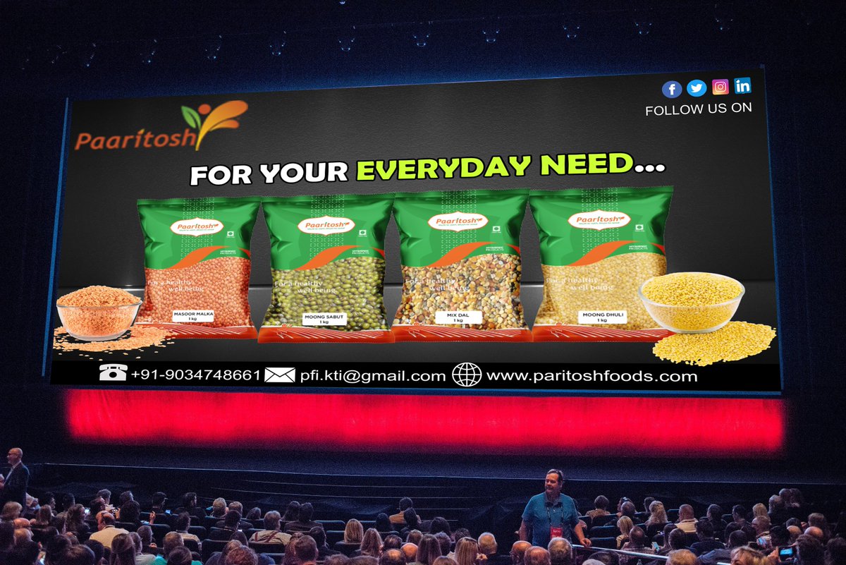 OilParitosh's tweet photo. The aromatic treat of goodness , Explore the range of High Quality 'PULSES' for making your meal more HEALTHIER &amp; TASTIER.

Call Now : 8683904000
Visit Now : https://t.co/M341SMVOSe

#Paritoshoil #Pulses #Premium #Organic #Facebookads #instagoods #delhincr #Delhi #rajasthan https://t.co/nuNZN2wAzu