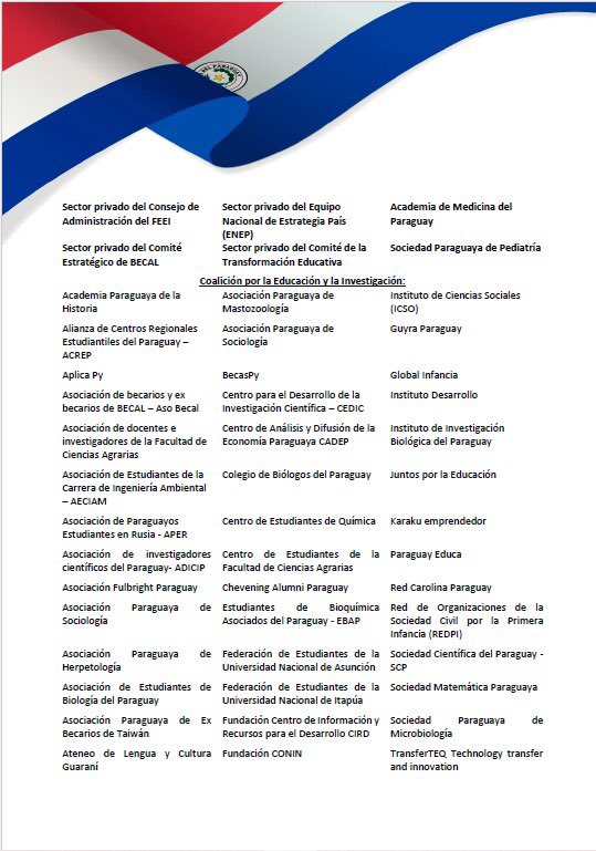 Hoy en la Cámara de Diputados se definirá el Presupuesto General de la Nación 2022

<a href="/DiputadosPy/">Cámara de Diputados</a> sin ciencia y educación no hay futuro

👉🏽Pedimos respeten la restitución del 100% de fondos <a href="/FeeiParaguay/">FEEI Paraguay</a> 

#NoalRecorte