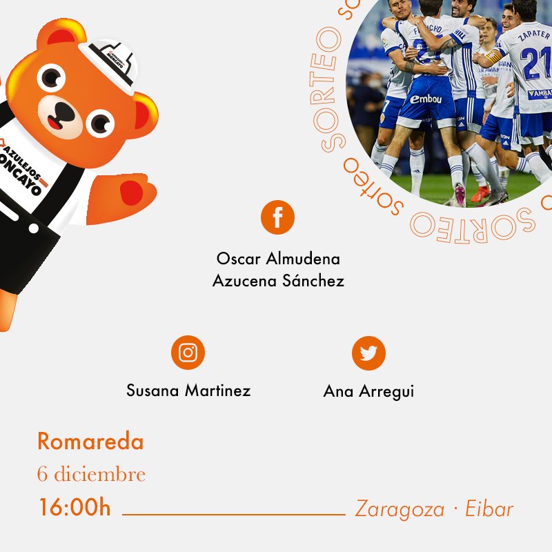 🥳 ¡Ya tenemos ganadores! 🥳
Enhorabuena a <a href="/Ana_Arregui/">♕ ♛           Ana. </a> ganadora de Twitter.
¡Puedes pasar por nuestras instalaciones a recoger tu premio! 
⚽️ ¡Muchas gracias a todos por participar! ⚽️