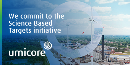 UmicoreGroup's tweet photo. With #LetsGoForZero, we really go all in. We have committed to the Science Based Targets initiative #SBTi. It is our mission to be an industry leader in sustainability while we grow. We will combine our efforts with our partners to contribute to the goals of the Paris Agreement. https://t.co/1aDOz6Dtnw