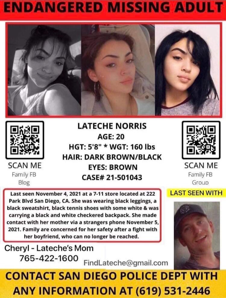 GabbsJustice's tweet photo. Today is a great day to #BringLatecheHome safely!

#LatecheNorris #FindLatecheNorris #Missing #MissingPerson #California #SanDiego #MissingInAmerica #JoeySmith #Indiana #Share #News #RT #FindTheMissing #MissingAlert #NewsNation #MissingOnPrime https://t.co/j77kwvkRl8