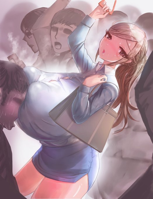 一生に一度有るか無いかの出来事をイラストにしてみました。

タイトル
「これ以上おされたら人殺してしまう…」

昨日のラフの清書ですね
(多分無い)
#巨乳 #電車 #呼吸困難 