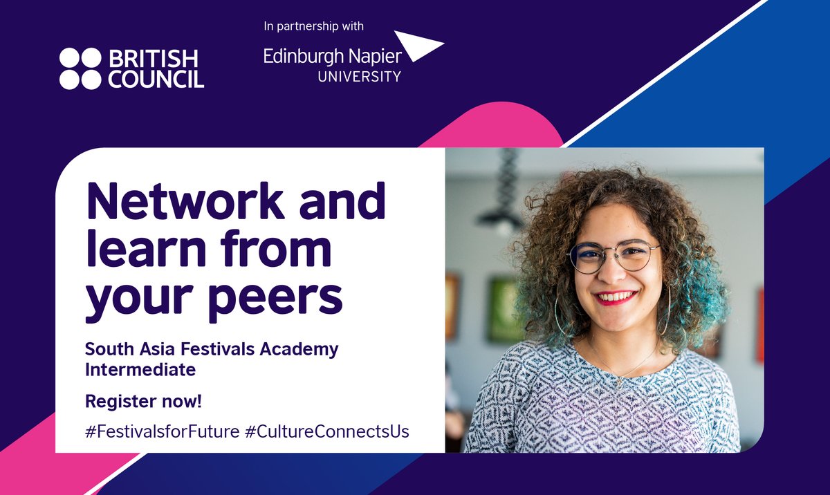 inBritish's tweet photo. Calling festival directors, founders, entrepreneurs, and senior managers of arts and cultural festivals across South Asia to apply for The South Asia Festivals Academy Intermediate course. More details here: https://t.co/TL1Ncf0c3A
#FestivalsforFuture #CultureConnectsUS https://t.co/BLs94w7FIU