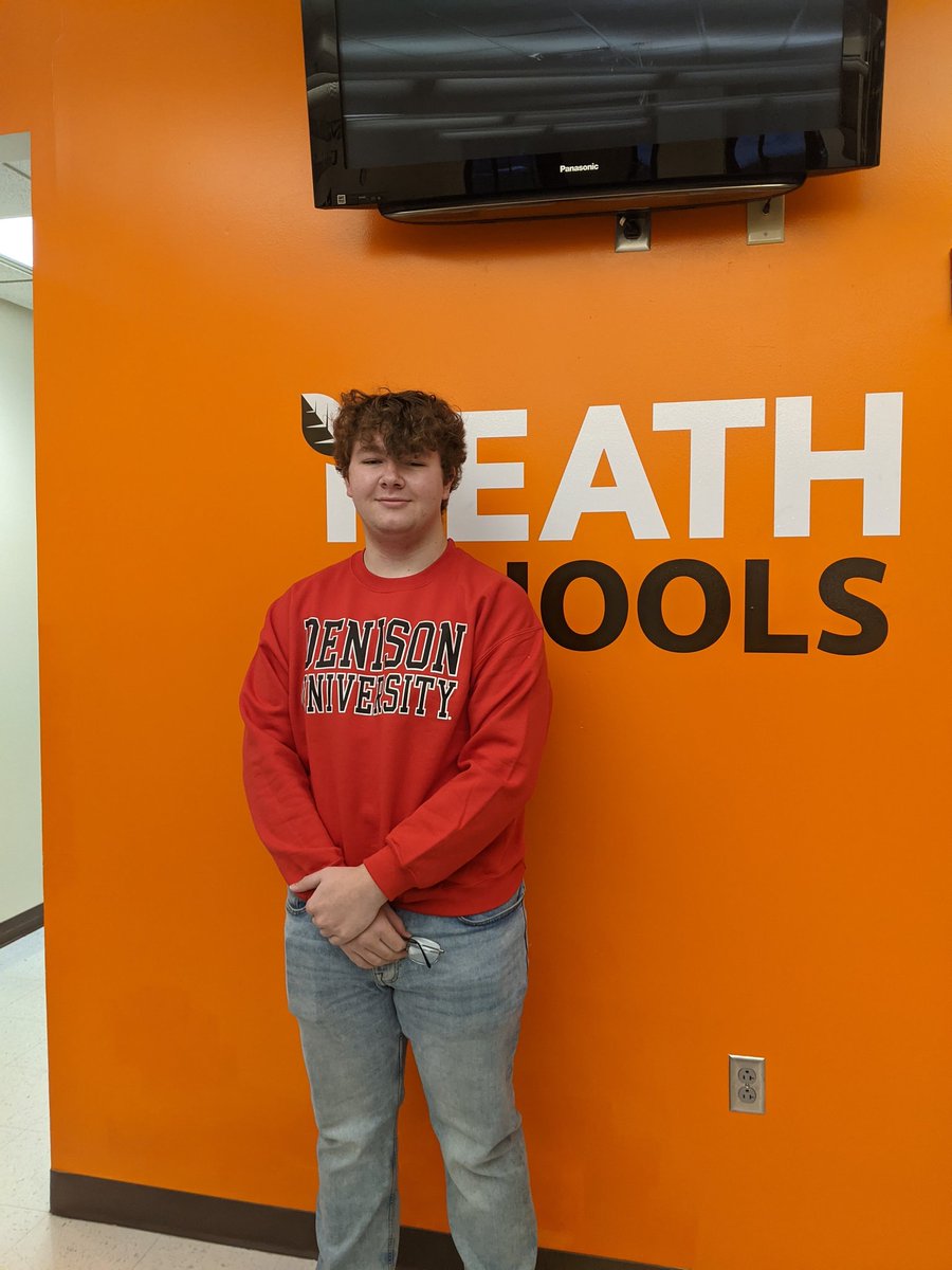 Congratulations to Marshall Lehman, who has been awarded a full ride to Denison for next year.  He will be double majoring in art and architecture.
