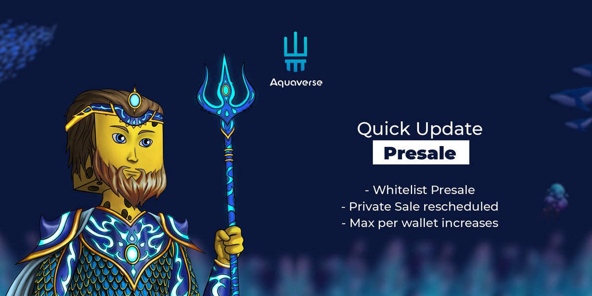 Hey Guardians, the presale is coming up and things are moving fast so here's a quick update! ⬇️

1/ The presale will start on Friday at 21:00 UTC for those who are whitelisted, you'll have one hour to buy, one hour later the presale will be open to everyone..