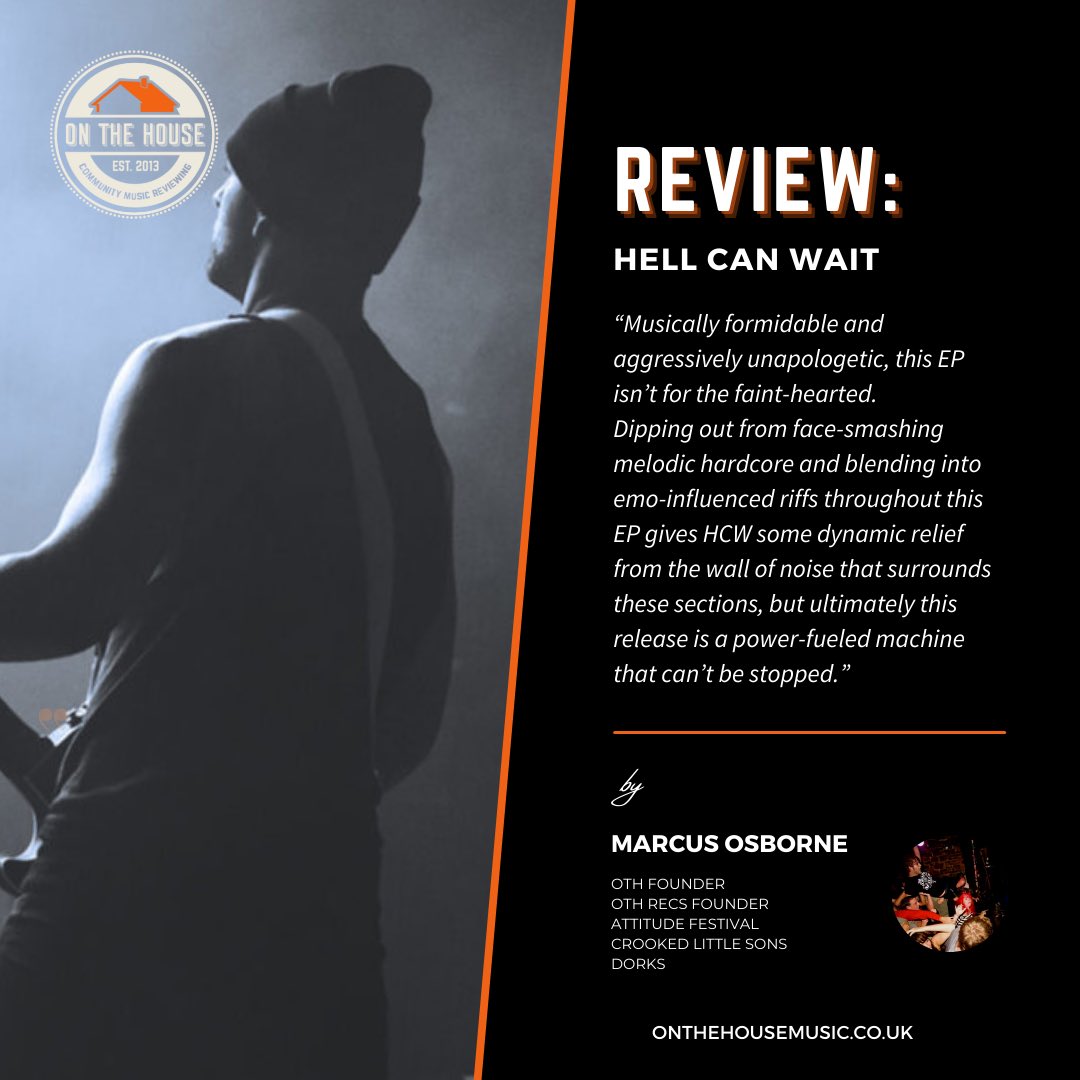 Check out this review of hardcore punks HELL CAN WAIT by Marcus Osborne 🔥 ⬇️ 

Full Review: onthehousemusic.co.uk/hell-can-wait